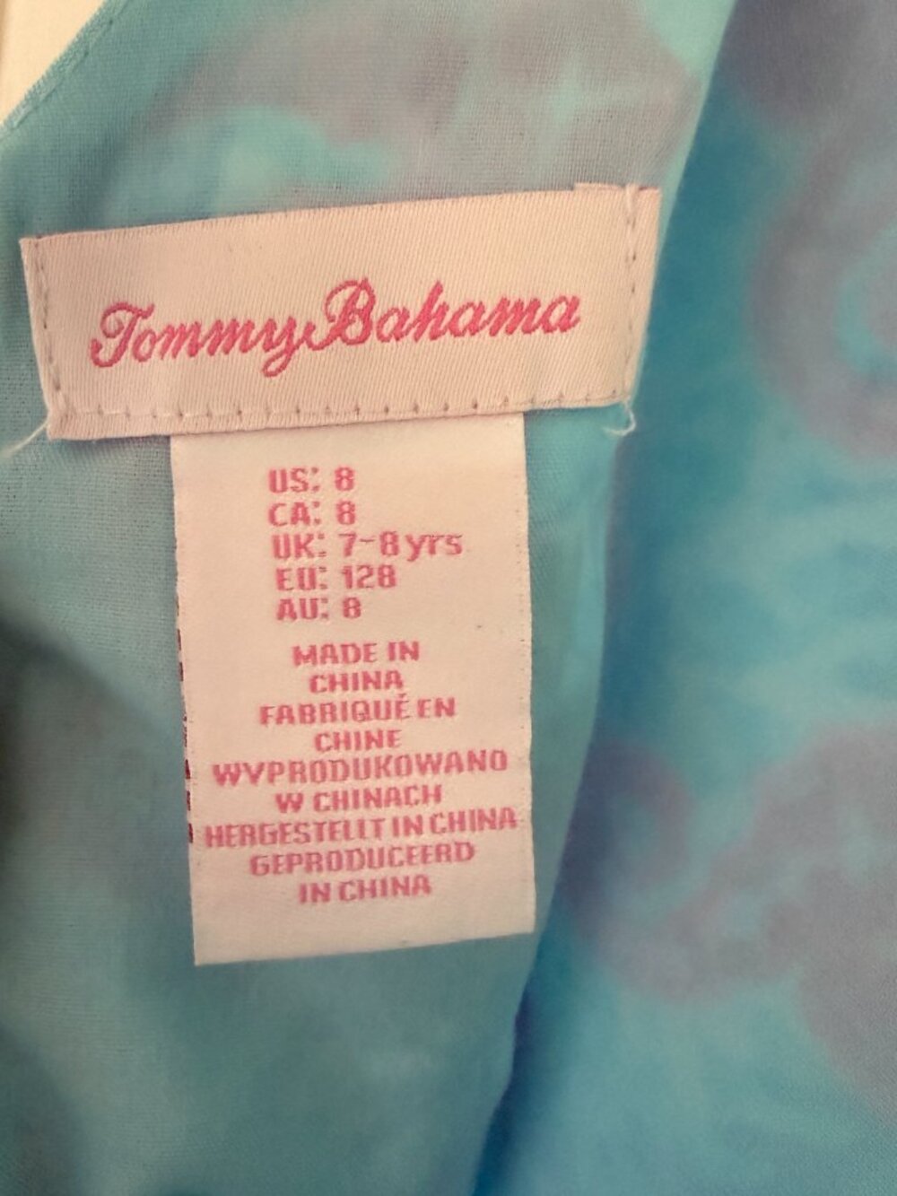 Tommy Bahama Girls Size 8 New Sundress - Picture 3 of 3